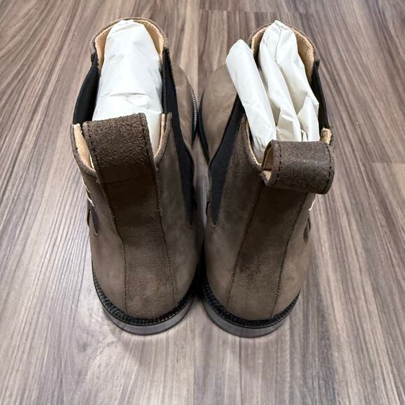 $1000+ JW Anderson Chocolate Brown Suede Chelsea Loafer Boots EU 43 main image 12